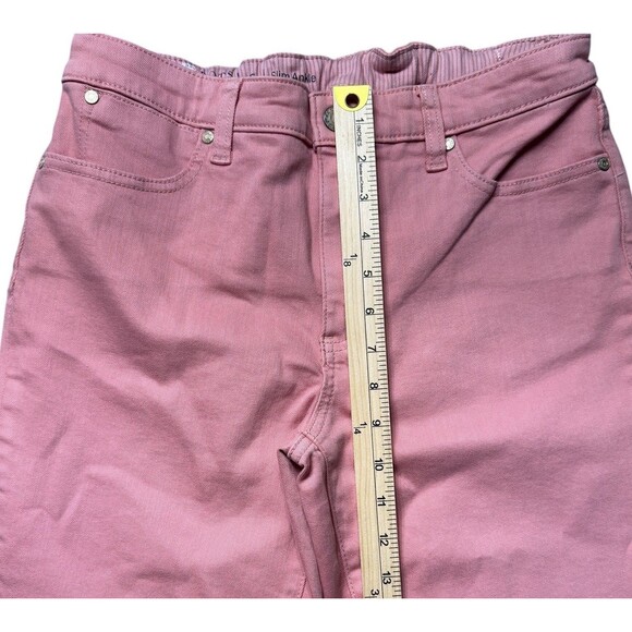Talbots Flawless Slim Ankle Jeans Women’s 6 Pink Stretch Back Elastic Waist NWT - Picture 11 of 12